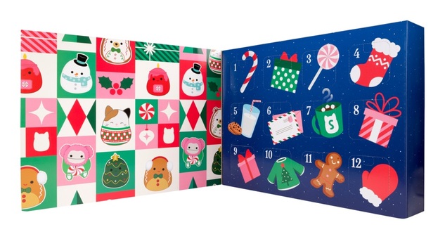 Squishmallows Micromallows 12-tägiger Plüsch-Adventskalender