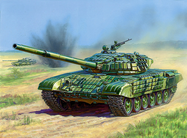 Model Kit tank 3551 - T-72B ERA (1:35)