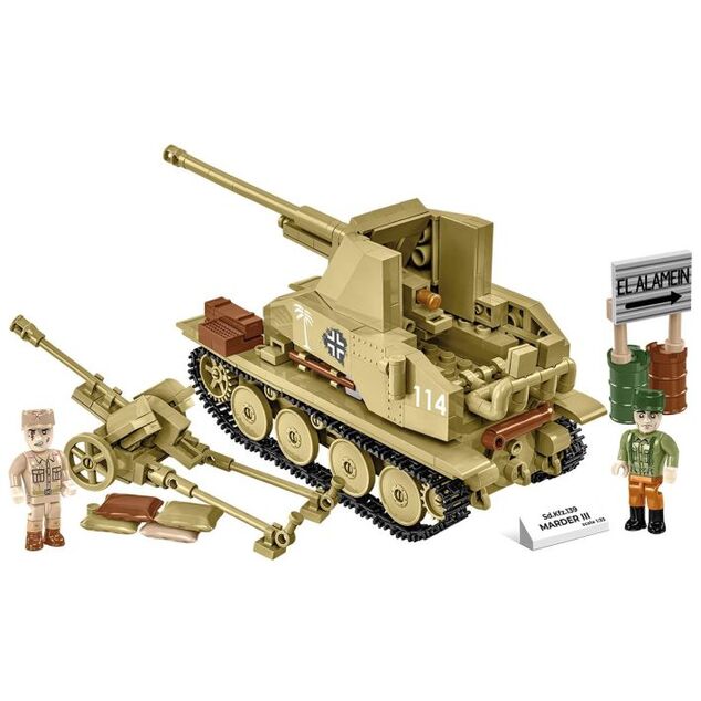 Cobi II WW Sd. Kfz. 139 Marder III, 1:35, 486 k, 2 f