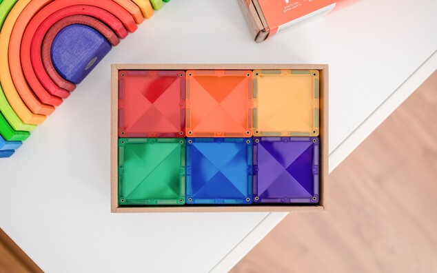 CONNETIX® Rainbow Square Pack magnetická stavebnica 42 ks