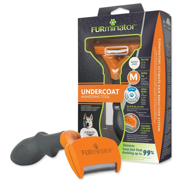 Hrebeň Furminator krátka srsť M 9-23kg
