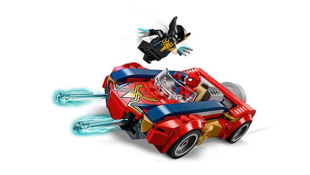 LEGO® Marvel 76336 Spider-Man und Auto vs. venomisierter Wolverine