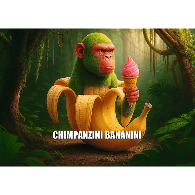 Trefl Puzzle 200 ks BrainRots, Chimpanzini Bananini
