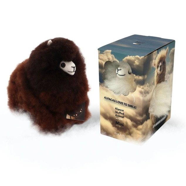 INKARI Плюшена играчка Алпака Мини Какао 15см