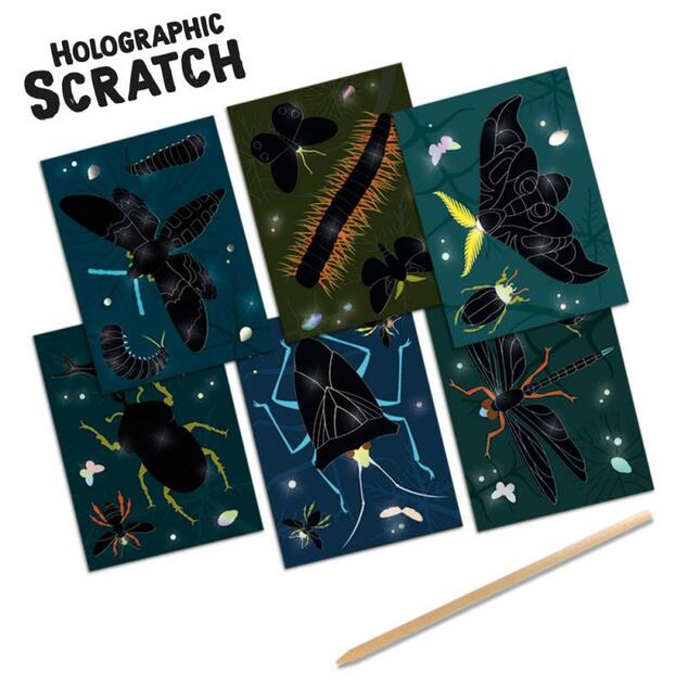 Ses Holographic Scratch Pictures - Insektenreich