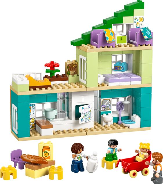 LEGO® DUPLO® 10470 Moderný rodinný dom 3 v 1 s figúrkami