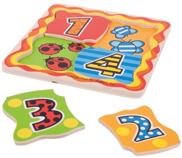 Bigjigs Toys Moje prvé počítacie puzzle