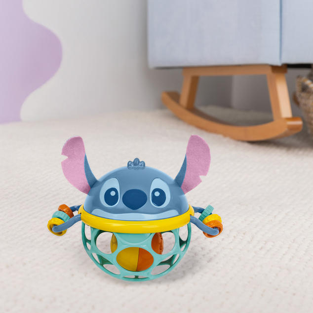 BRIGHT STARTS Zvečka senzorička Stitch Jingle &amp; Shake™, 0m+