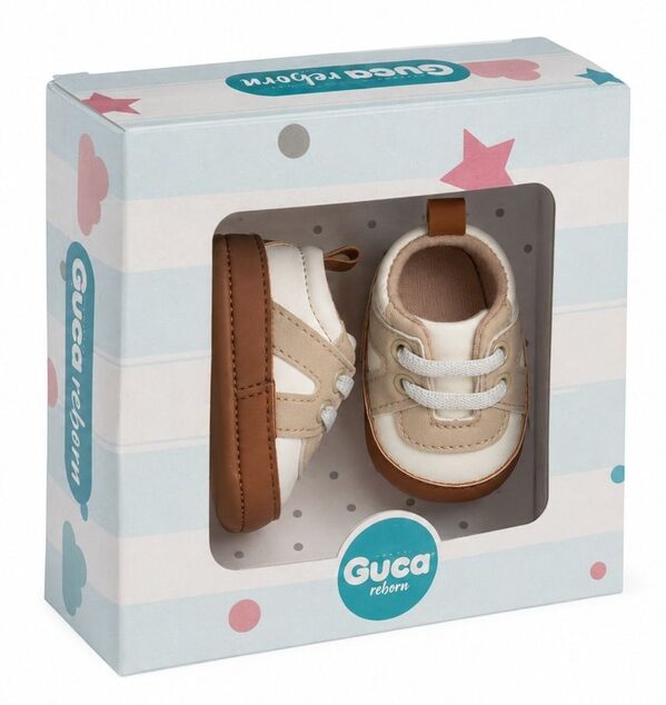 Guca 10004-700 Scarpe per bambola - sneakers beige marrone