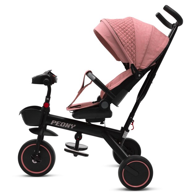 Kinder-Dreirad Baby Mix Peony EVA rosa