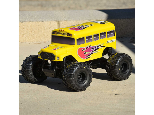 Pro-Line karosérie 1:16 školní autobus, žlutý: Arrma Gorgon/Quake Grom
