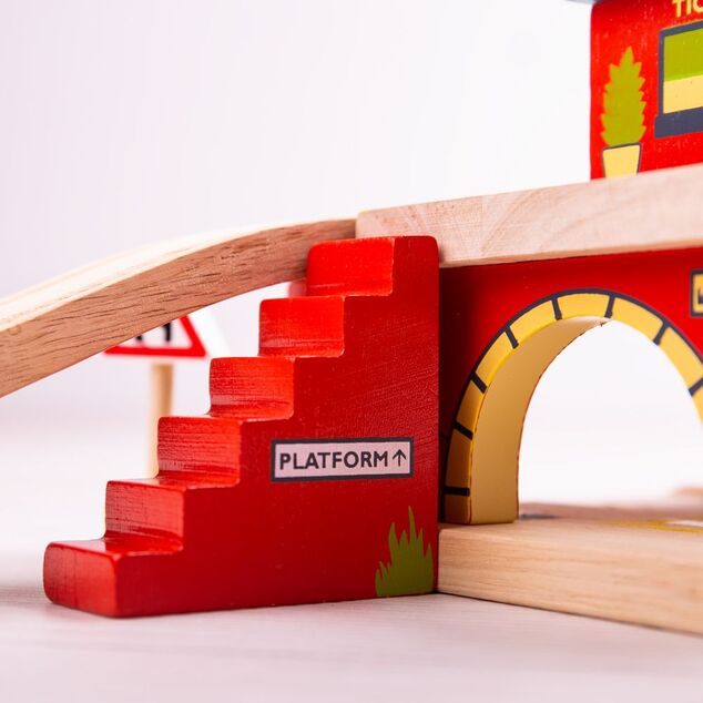 Bigjigs Rail Železničná stanica nad cestou