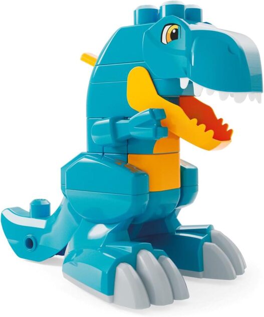 Mattel MEGA BLOKS Fisher-Price 3 în 1 set de construcție cu dinozaurul T-Rex