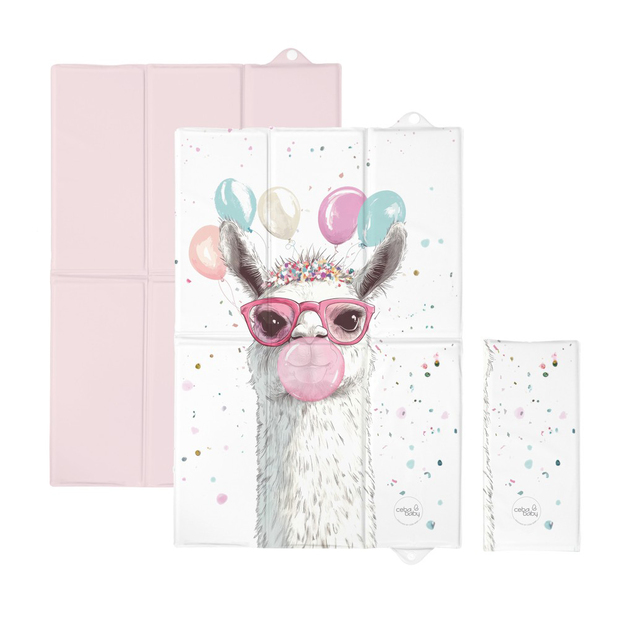 Ceba Previjalna podloga potovalna (60x40) Basic Crazy Lama