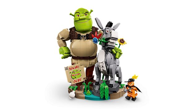 LEGO® 72423 Shrek, Oslík a Kocúr v čižmách