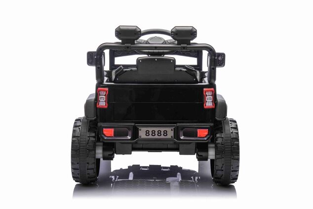 Elektrické autíčko OFFROAD NEW s pohonom zadných kolies, čierne, Lítiová batéria