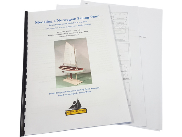 Model Shipways Norwegian Pram 1:12 kit