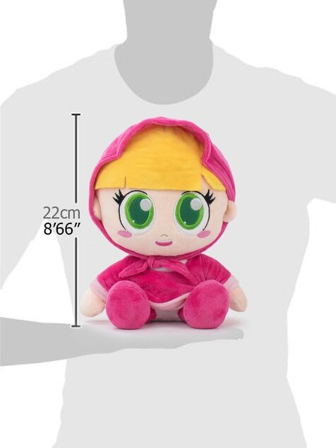 MASHA &amp;THE BEAR Chibi Máša plyšová hračka 22cm