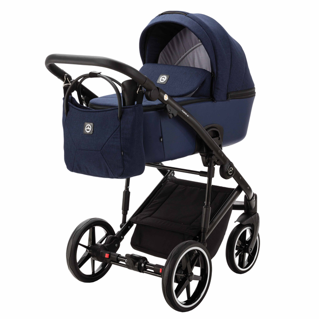 ADAMEX Kombikinderwagen Mobi New Lux Blue