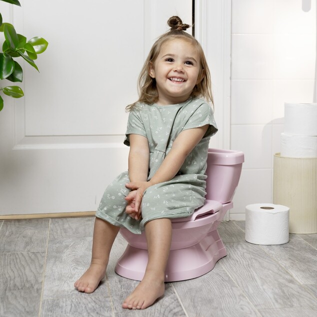 INGENUITY Kinder-Toilette mit Geräusch My Size™ Rosa