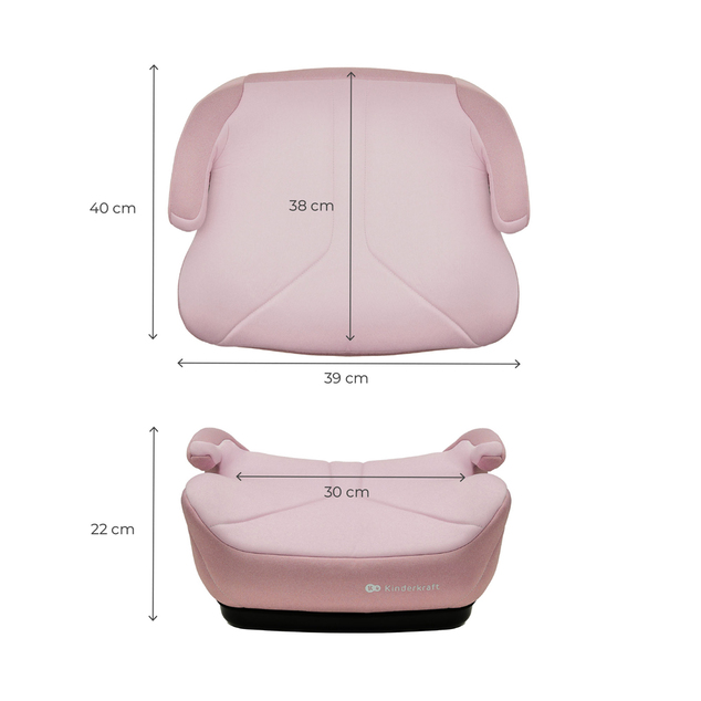 KINDERKRAFT Podsedák I-Boost 2 (125–150 cm) Pink