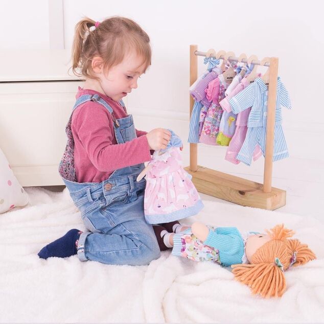Bigjigs Toys Kleiderbügel für Puppen