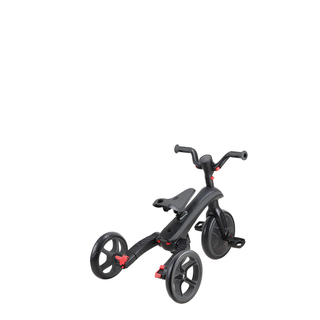 Globber trojkolka Explorer Trike Foldable  4in1 Black-Grey