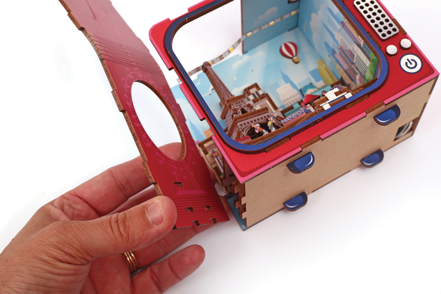 GRAINE CREATIVE Leseni 3D model TV Pariz