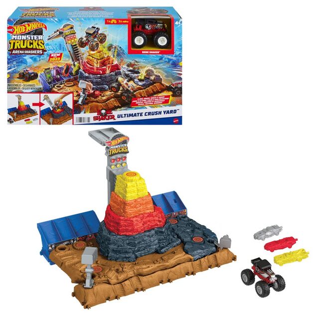 Mattel Hot Wheels Monster trucks aréna: Bone shaker finále herný set