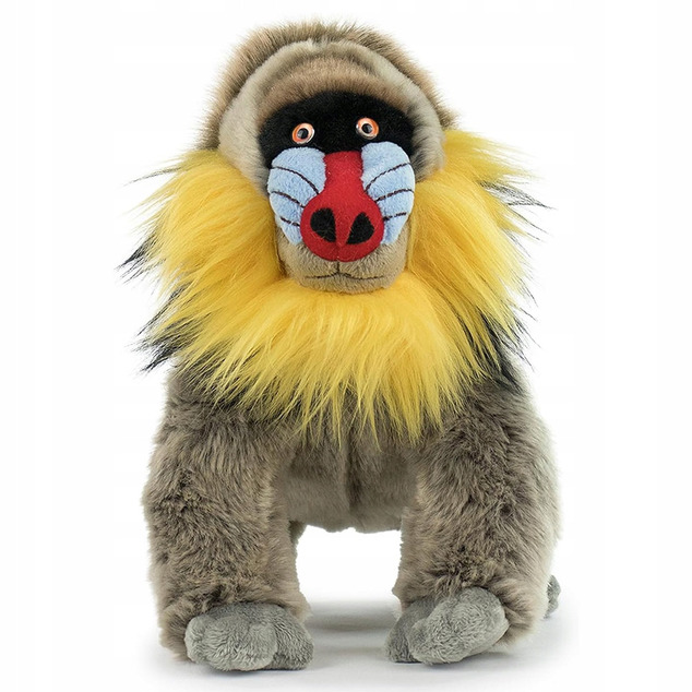 WILD LIFE Mandril realistická plyšová hračka 28cm