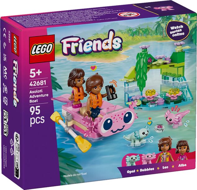 LEGO® Friends 42681 Abenteuerboot mit Axolotls