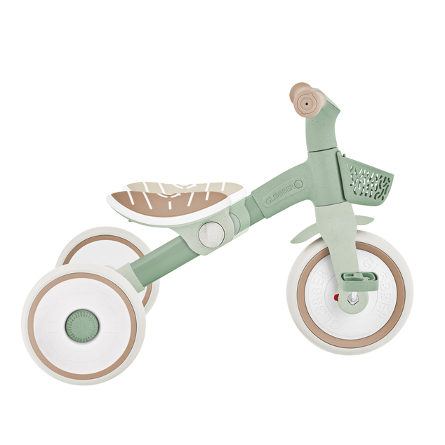 Globber detské odrážadlo trojkolesové - Learning Trike 2in1 PLUS Ecologic Pistachio