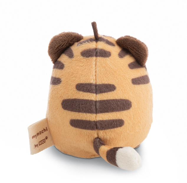 NICI plyš MyMochi Tiger Tiggy 8cm v kostýme hamburger a uhorka, set darčekové balenie