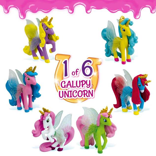 CRAZE slime magico con sorpresa Galupy Unicorn (mix colori)