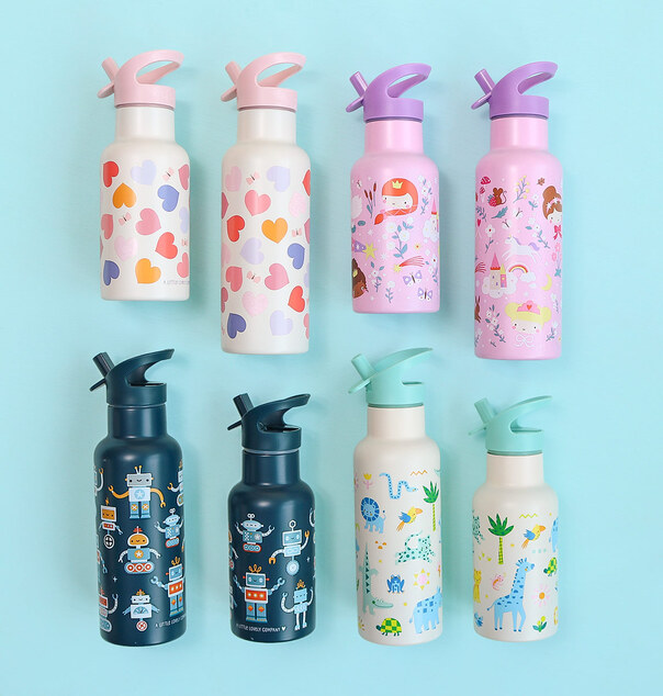 A Little Lovely Company - bouteille en acier inoxydable, 350 ml - jungle