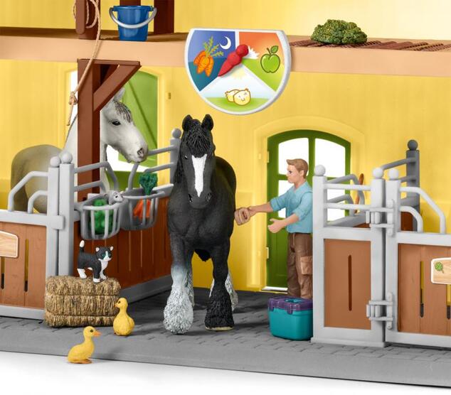Schleich Stabil pentru cai cu accesorii