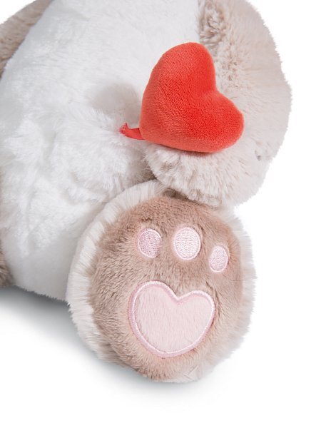 NICI plyš Love Mačička huňatá 25cm, sediaca, GREEN