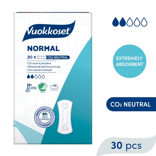 VUOKKOSET Slipeinlagen Normal (30 Stück)