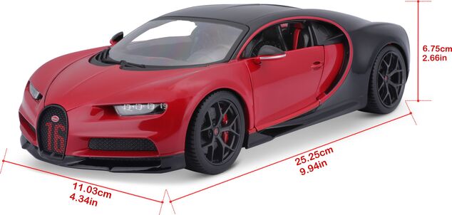 Bburago 1:18 Plus Bugatti Chiron Sport PLUS red