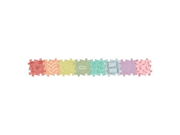 Muffik Ensemble de tapis orthopédiques - Arc-en-ciel Pastel