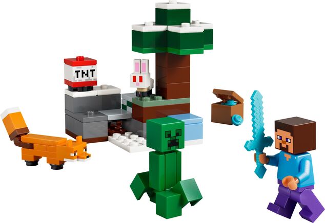 LEGO® Minecraft™ 21583 Steve und das Abenteuer in der Taiga