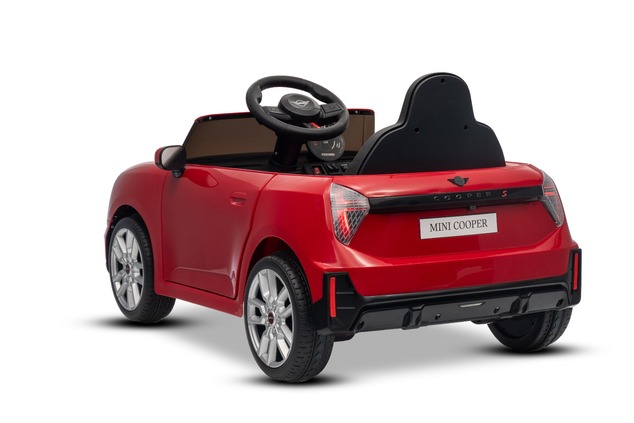Elektrické autíčko BMW Mini Cooper 12V, červené, USB Vstup s Bluetooth pripojením na MP3 P