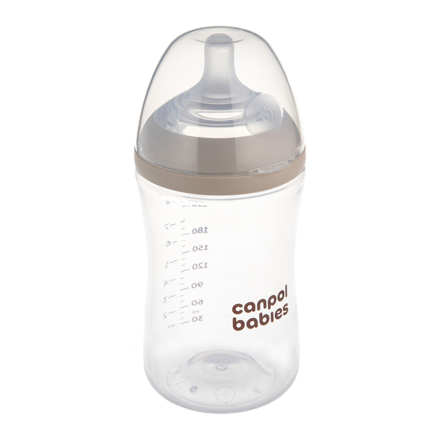CANPOL BABIES Антиколикова бутилка Natural shape 260ml