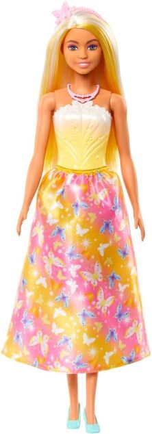 Mattel Barbie Rozprávková princezná - žltá