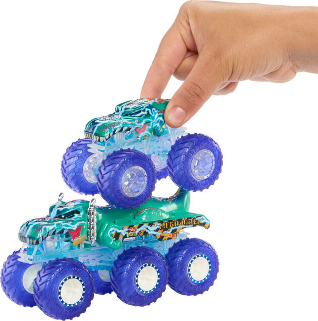 Mattel Hot Wheels Monster trucks power smashers ťahač a truck