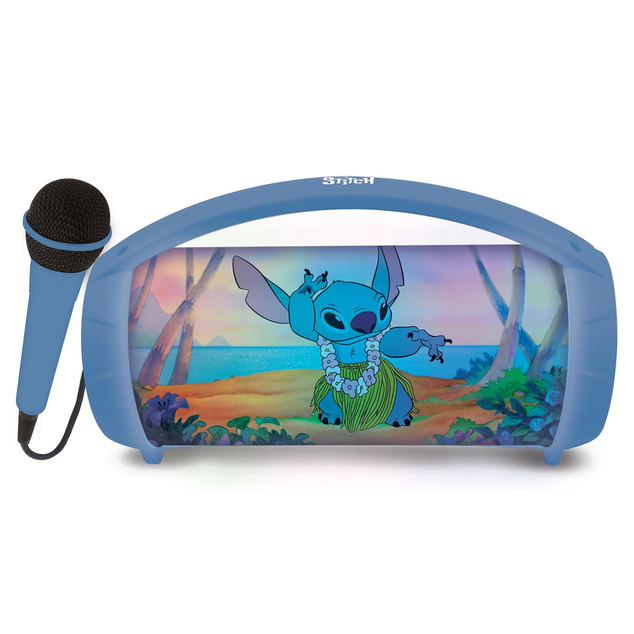 Altavoz con micrófono Boombox Disney Stitch