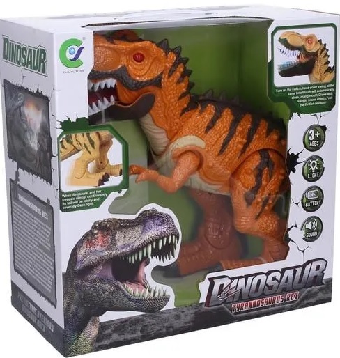 Dinosauro ambulante con effetti 50 cm