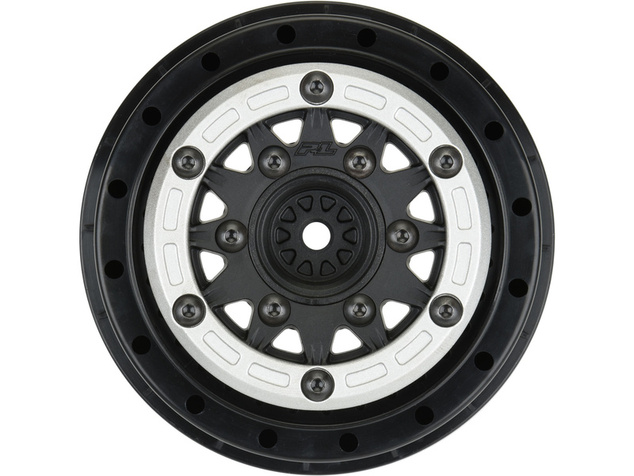 Pro-Line disk 2.2/3.0" Raid bead lock H12/H14 SC strieborno-čierny (2)