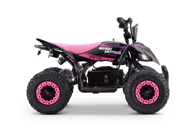 Elektrisches Kinderquad Beneo Motors Raptor pink - 800W