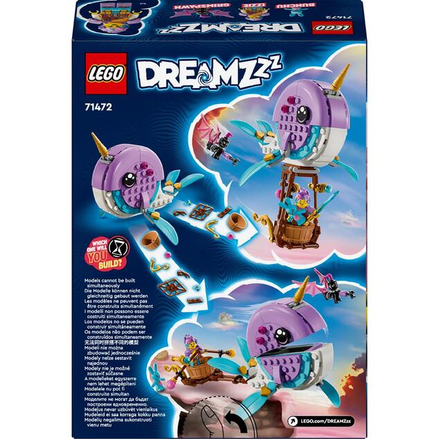 LEGO® DREAMZzz™ 71472 Izzie und ihr Narwal-Heißluftballon